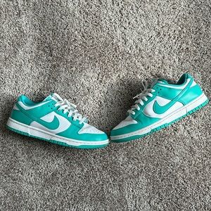 Aquamarine green dunks